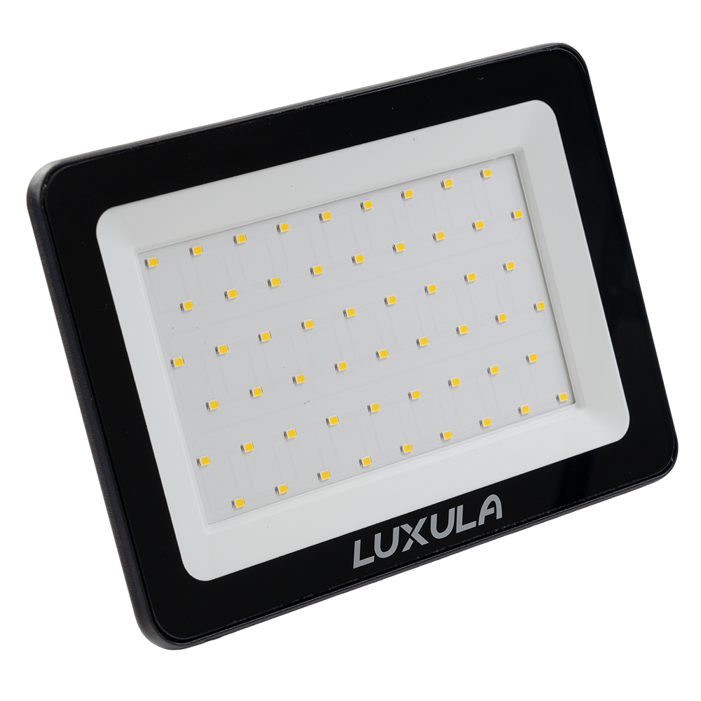 LED-Fluter mit Schnellverbinder, 30 W, 4000 K (neutralweiß), 3000 lm, schwarz, IP65