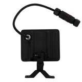 LED-Fluter, BeamPlug, 10 W, 4000 K (neutralweiß), 1200 lm, schwarz, energiesparend, verstellbare Leuchtrichtung, Plug-In Sensor Vorrichtung, IP65 Kabelverbinder, Wand- & Eckmontage