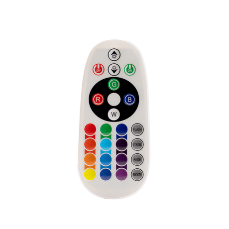 RGB LED-Fluter, 100 W, schwarz, IP65, mit Fernbedienung, RGBW-Farbwechsel