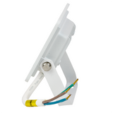 2er Pack LED-Fluter, 10 W, 4000 K (neutralweiß), 1000 lm, weiß, IP65.