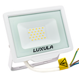 2er Pack LED-Fluter, 20 W, 4000 K (neutralweiß), 2000 lm, weiß, IP65.
