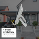 LED-Fluter, 30 W, 4000 K (neutralweiß), 3000 lm, weiß, IP65.