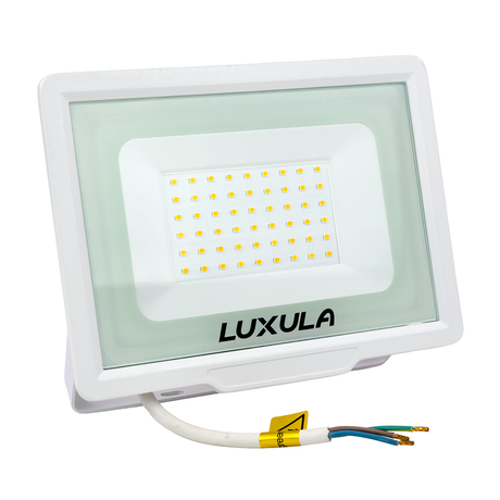 2er Pack LED-Fluter, 50 W, 4000 K (neutralweiß), 5000 lm, weiß, IP65.