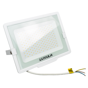 LED-Fluter, 150 W, 3000 K (warmweiß), 15000 lm, weiß, IP65.