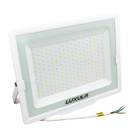 5er Pack LED-Fluter, 200 W, 4000 K (neutralweiß), 20000 lm, weiß, IP65.