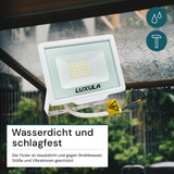 LED-Fluter, 20 W, 4000 K (neutralweiß), 2000 lm, weiß, IP65.