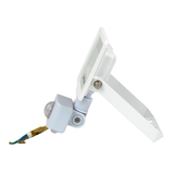 LED-Fluter mit Bewegungsmelder, 10 W, 4000 K (neutralweiß), 1000 lm, weiß, IP65.