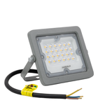 LED-Fluter, 20 W, 4000 K (neutralweiß), 1800 lm, grau, IP65.