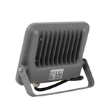 LED-Fluter, 50 W, 4000 K (neutralweiß), 6500 lm, grau, IP65.