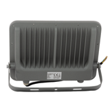 LED-Fluter, 100 W, 4000 K (neutralweiß), 12000 lm, grau, IP65.