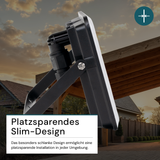 LED-Fluter mit Schnellverbinder, rahmenloses Design, 50 W, 4000 K (neutralweiß), 5000 lm, IP65