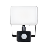 LED-Fluter mit Schnellverbinder & Bewegungsmelder, rahmenloses Design, 10 W, 4000 K (neutralweiß), 1000 lm, IP44
