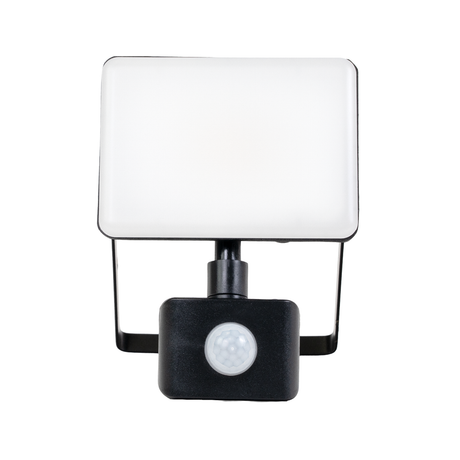 LED-Fluter mit Schnellverbinder & Bewegungsmelder, rahmenloses Design, 50 W, 4000 K (neutralweiß), 5000 lm, IP44