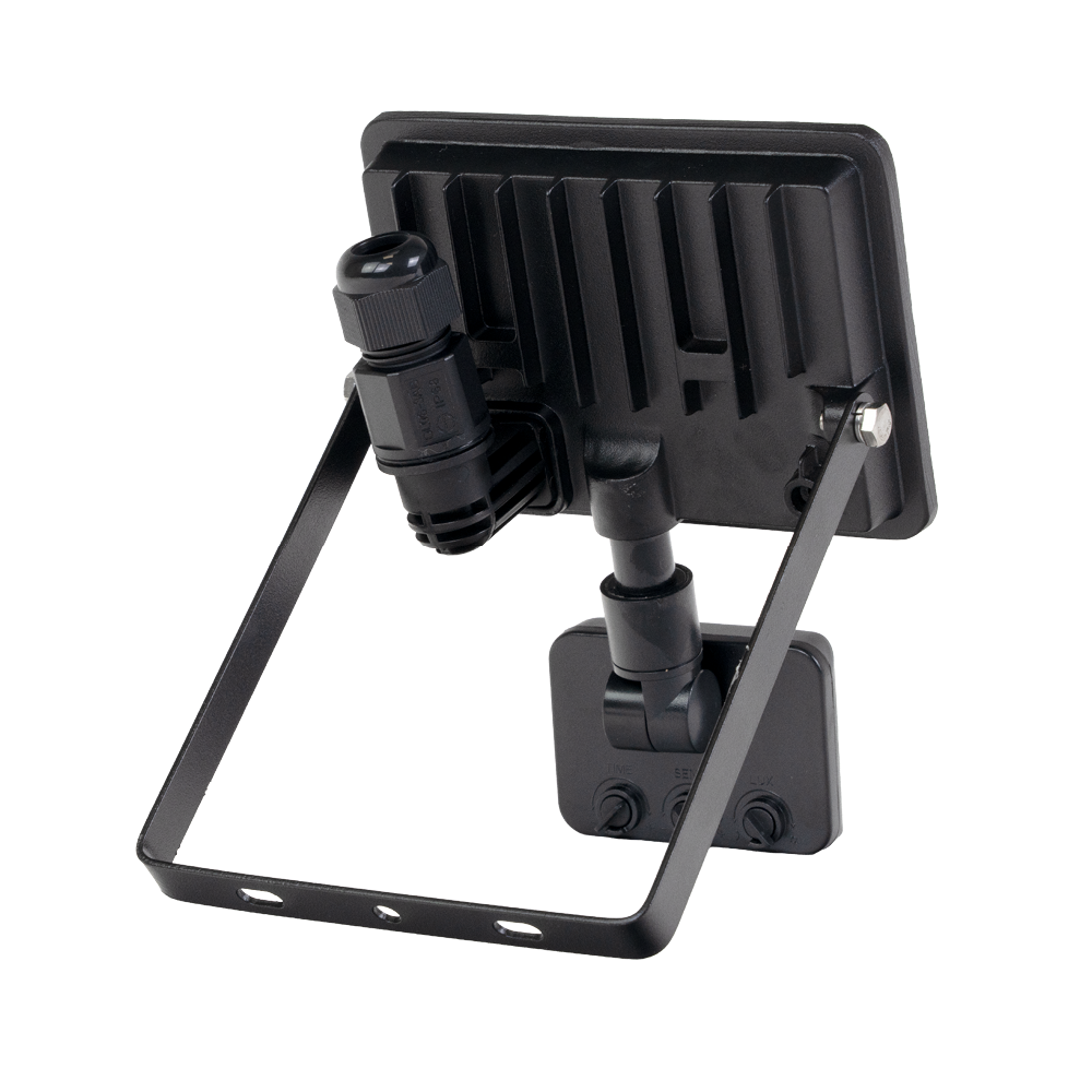 LED-Fluter mit Schnellverbinder & Bewegungsmelder, rahmenloses Design, 50 W, 4000 K (neutralweiß), 5000 lm, IP44