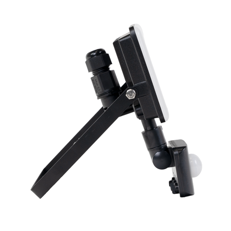 LED-Fluter mit Schnellverbinder & Bewegungsmelder, rahmenloses Design, 10 W, 4000 K (neutralweiß), 1000 lm, IP44