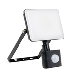 LED-Fluter mit Schnellverbinder & Bewegungsmelder, rahmenloses Design, 30 W, 4000 K (neutralweiß), 3000 lm, IP44