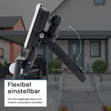 LED-Fluter mit Schnellverbinder & Bewegungsmelder, rahmenloses Design, 50 W, 4000 K (neutralweiß), 5000 lm, IP44