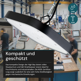 LED-HighBay, Hallenstrahler quadratisch, 200 W, 24000 lm, 5000 K (neutralweiß), IP65