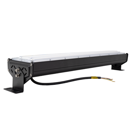 5er Pack LED-Hallenleuchte, linear, 100 W, 12000 lm, 5000 K (neutralweiß), IP65, EPISTAR LED, schwarz