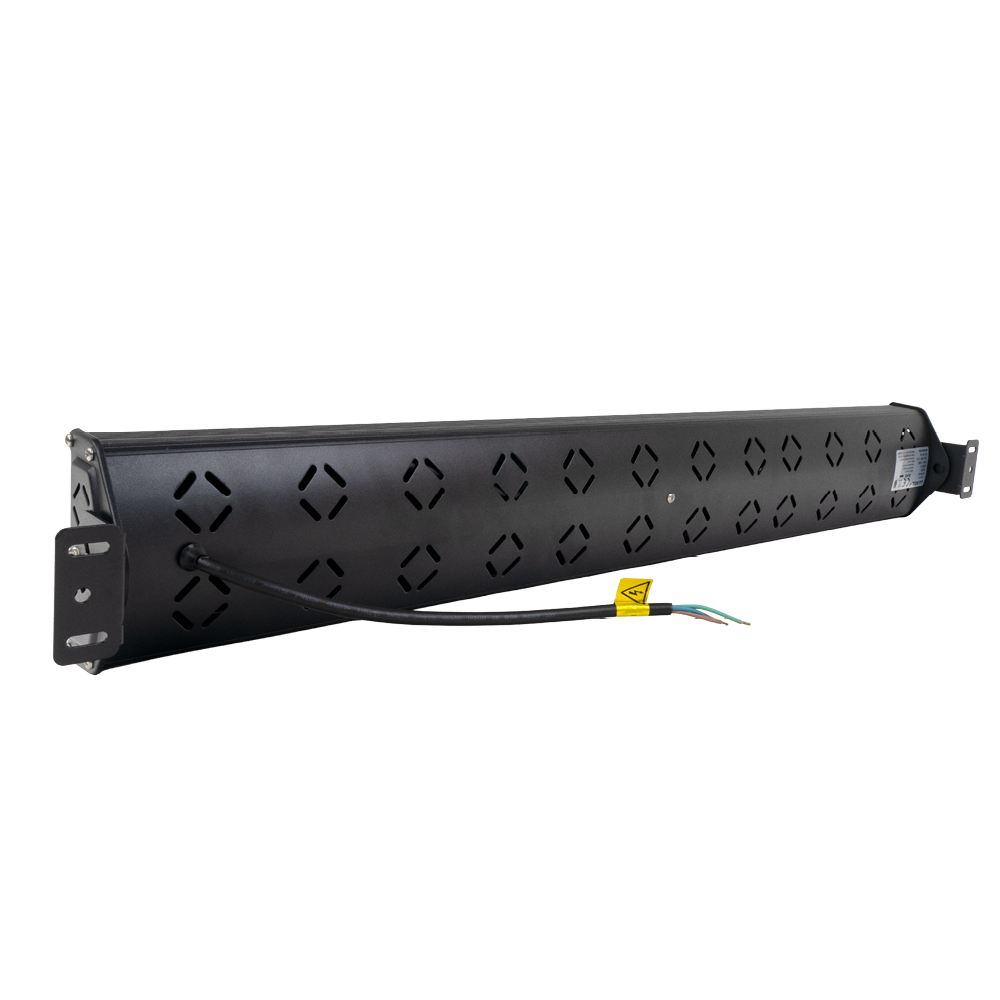 5er Pack LED-Hallenleuchte, linear, 150 W, 18000 lm, 5000 K (neutralweiß), IP65, EPISTAR LED, schwarz