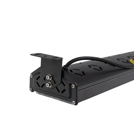 LED-Hallenleuchte, linear, 200 W, 24000 lm, 5000 K (neutralweiß), IP65, EPISTAR LED, schwarz