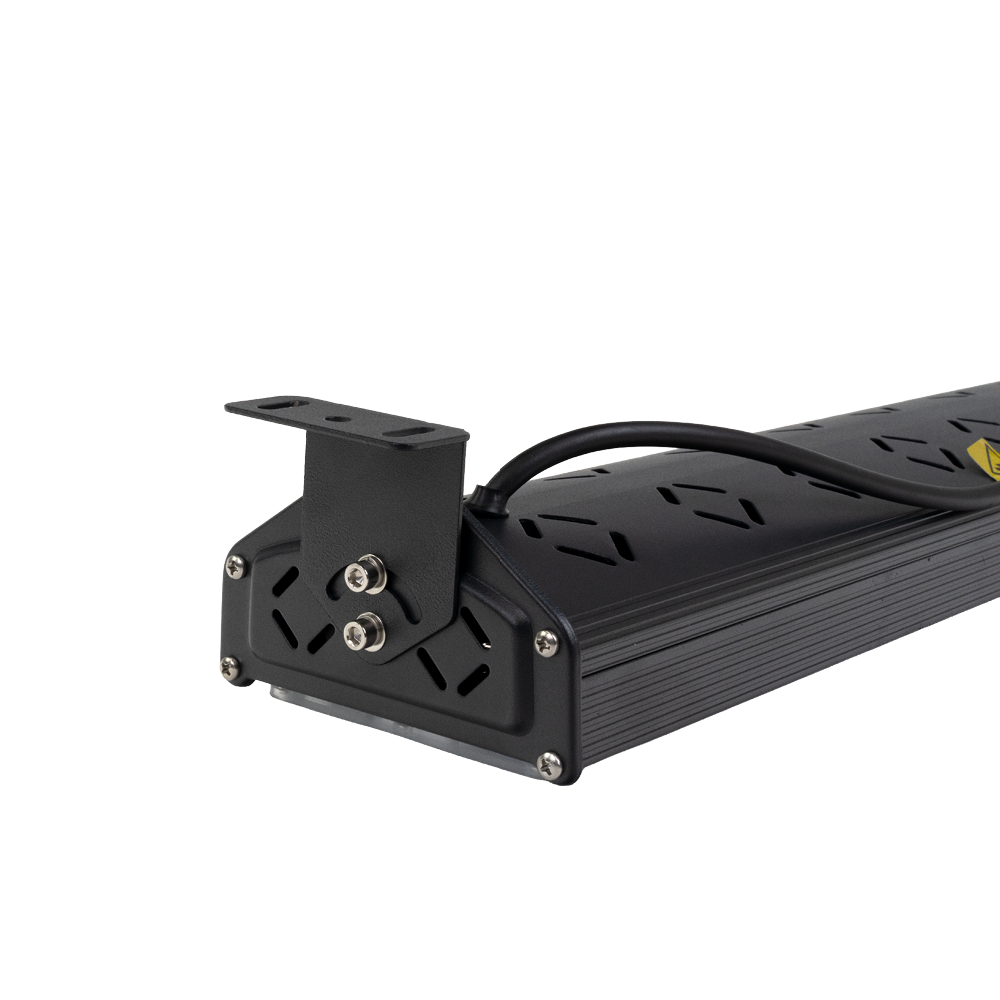 5er Pack LED-Hallenleuchte, linear, 150 W, 18000 lm, 5000 K (neutralweiß), IP65, EPISTAR LED, schwarz