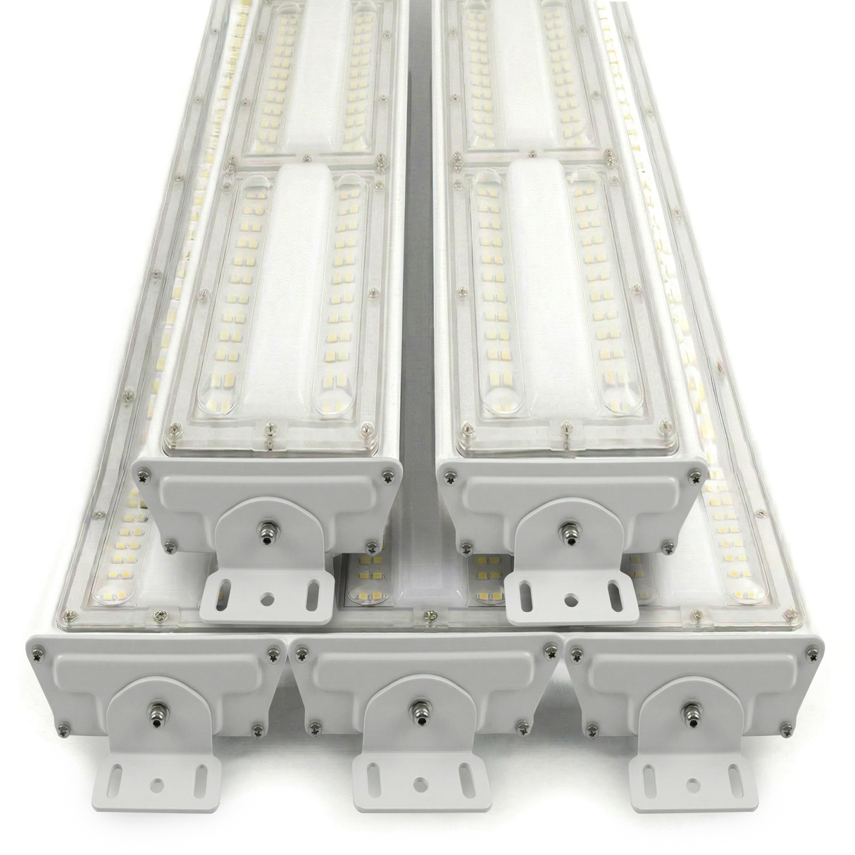 LED-Hallenleuchte, linear, 150 W, 18000 lm, 5000 K (neutralweiß), IP65, EPISTAR LED, weiß