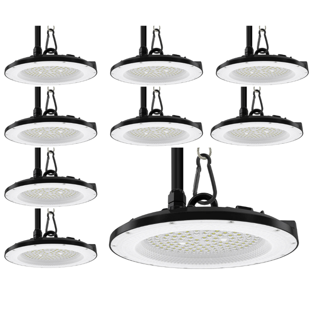 10er Pack LED-HighBay, UFO, 100 W, 10000 lm, 5000 K (neutralweiß), IP65, EPISTAR.