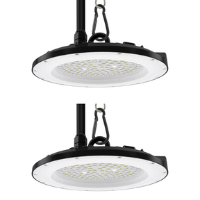 2er Pack LED-HighBay, UFO, 100 W, 10000 lm, 5000 K (neutralweiß), IP65, EPISTAR.
