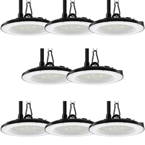8er Pack LED-HighBay, UFO, 100 W, 10000 lm, 5000 K (neutralweiß), IP65, EPISTAR.