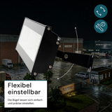 10er Pack LED-Hallenleuchte, linear, 100 W, 10000 lm, 4000 K (neutralweiß), IP65, schwarz