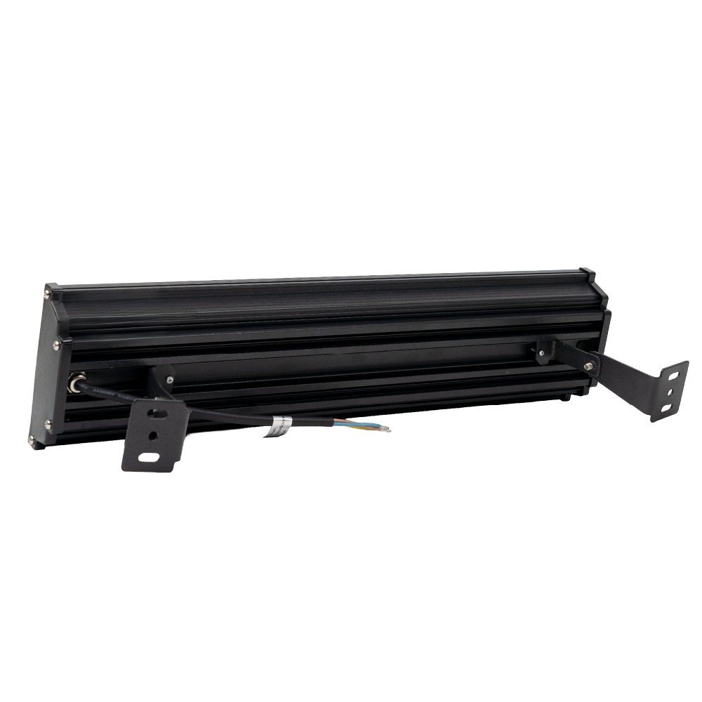 LED-Hallenleuchte, linear, 100 W, 10000 lm, 4000 K (neutralweiß), IP65, schwarz
