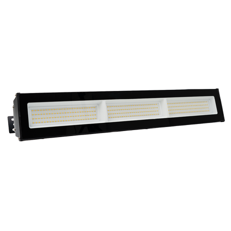 2er Pack LED-Hallenleuchte, linear, 200 W, 20000 lm, 4000 K (neutralweiß), IP65, schwarz