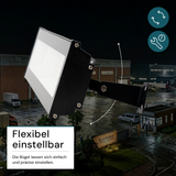 6er Pack LED-Hallenleuchte, linear, 200 W, 20000 lm, 4000 K (neutralweiß), IP65, schwarz