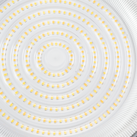 LED-HighBay, UFO, schwarz, 150 W, 15000 lm, 3CCT 3000-6500 K (warm-, neutral-, kaltweiß), IP65