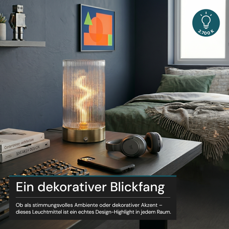 LED Tischleuchte, dimmbar, 0,5 W, 30 lm, 2700K