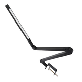 LED-Schreibtischlampe mit Clip, in Schwarz, dimmbar, 5 Farbtemperaturstufen, 10 W, 450 lm, klemm- und verstellbare Monitorlampe