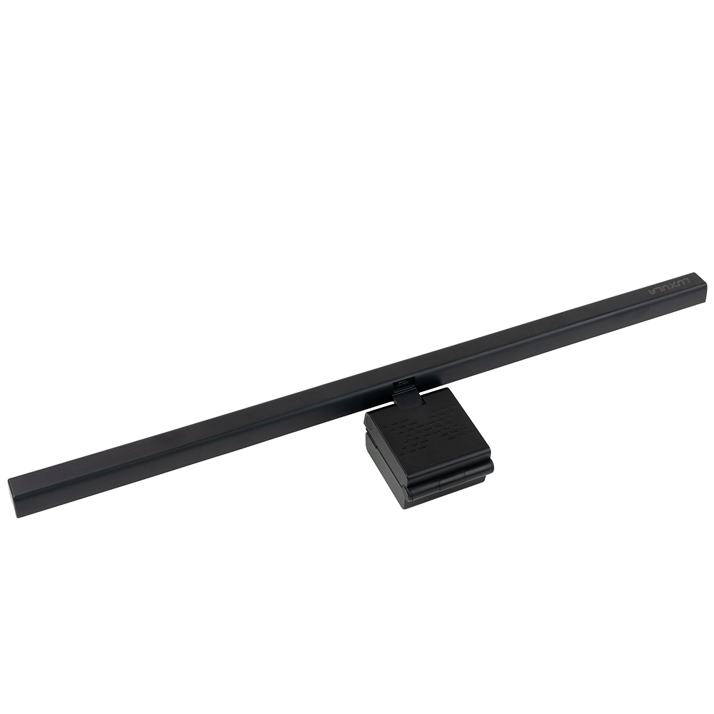 Monitor Lampe in Schwarz, Touch Control, 50 cm, 5 W Leistung, Lichtfarbe und Helligkeit einstellbar, Bildschirmlampe.