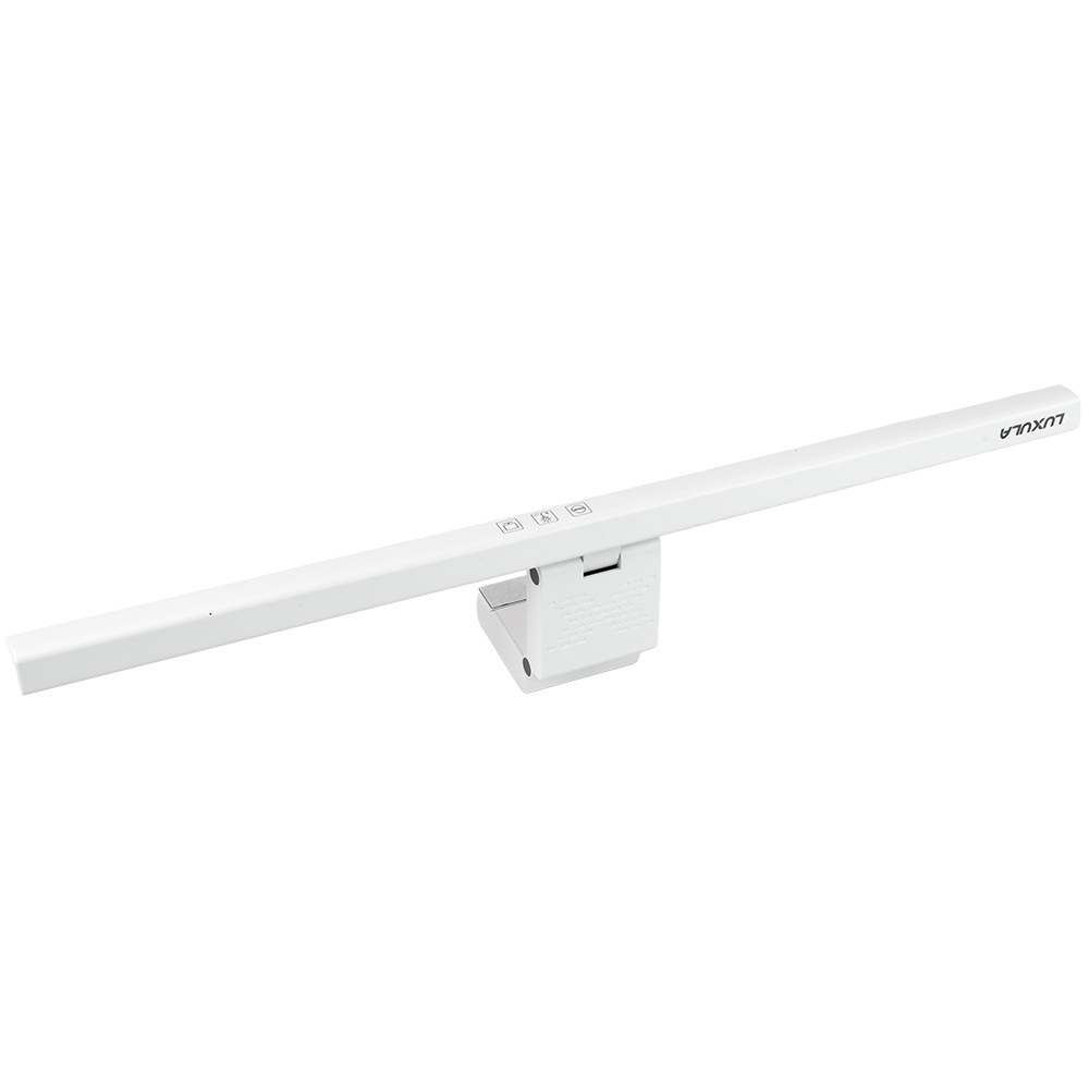 Monitor Lampe in Weiß, Touch Control, 50 cm, 5 W Leistung, Lichtfarbe und Helligkeit einstellbar, Bildschirmlampe.
