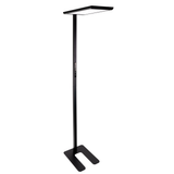 2er Pack LED Büro-Stehleuchte, Up/Down, schwarz, 100 W, 7000 lm, 4000 K (neutralweiß), UGR<16, CRI98, dimmbar, RG0, Bridgelux LED