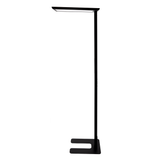 LED Büro-Stehleuchte, Up/Down, in Schwarz, 100 W, 7000 lm, 4000 K (neutralweiß), UGR<16, CRI98, dimmbar, RG0, Bridgelux LED, Arbeitsplatzleuchte