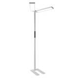 LED Büro-Stehleuchte DUO Line, Up/Down, weiß, 120 W, 8500 lm, 4000 K (neutralweiß), UGR<16 blendfrei, CRI98, dimmbar, RG0, Arbeitsplatzleuchte