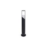 Schöne Wegeleuchte, schwarz, GU10 Fassung, IP44, Aluminium, mit Erdspieß, Höhe 60 cm.