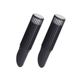 2er-Pack Moderne Wandleuchte Innen/Außen, schwarz, GU10 Fassung, IP44, Aluminium.
