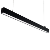 9er-Pack LED Büro-/Tresenleuchte Up&Down, schwarz, 120 cm, 30 W, 3600 lm, UGR<19, 3000-6500 K (CCT), LIFUD Netzteil, erweiterbar, Aluminium.