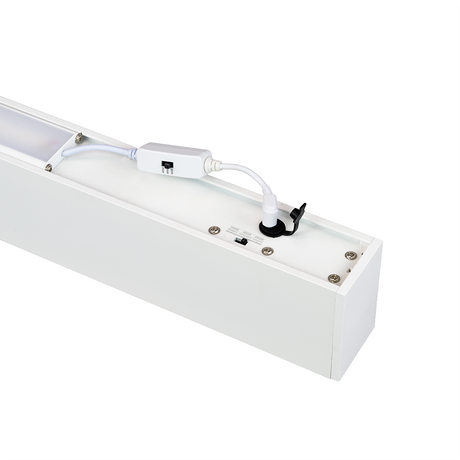 9er-Pack LED Büro-/Tresenleuchte Up&Down, weiß, 120 cm, 30 W, 3600 lm, UGR<19, 3000-6500 K (CCT), LIFUD Netzteil, erweiterbar, Aluminium.