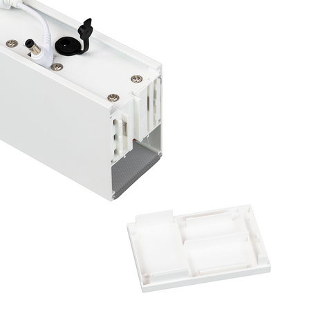 6er-Pack LED Büro-/Tresenleuchte Up&Down, weiß, 120 cm, 30 W, 3600 lm, UGR<19, 3000-6500 K (CCT), LIFUD Netzteil, erweiterbar, Aluminium.