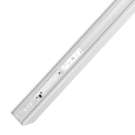 LED Büro-/Tresenleuchte, in Weiß, 120 cm, 40W, 4800 lm, 3000-6500 K (CCT), EAGLERISE Netzteil.