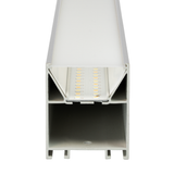 LED Büro-/Tresenleuchte, in Grau, 120 cm, 40W, 4800 lm, 3000-6500 K (CCT), EAGLERISE Netzteil