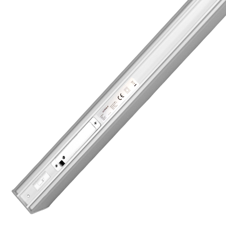 LED Büro-/Tresenleuchte, in Grau, 120 cm, 40W, 4800 lm, 3000-6500 K (CCT), EAGLERISE Netzteil